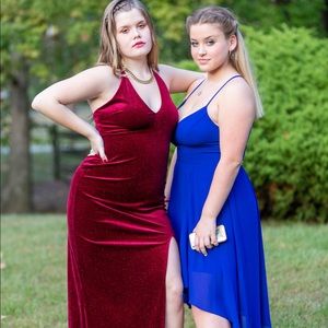 WINE RED SLIT WORN 1